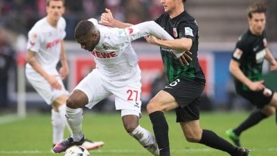 1. FC Köln kommt gegen Augsburg nicht über ein 0:0 hinaus