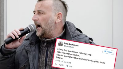 Pegida schneller als die Polizei? Woher hatte Bachmann am Anschlagsabend die Täter-Info?