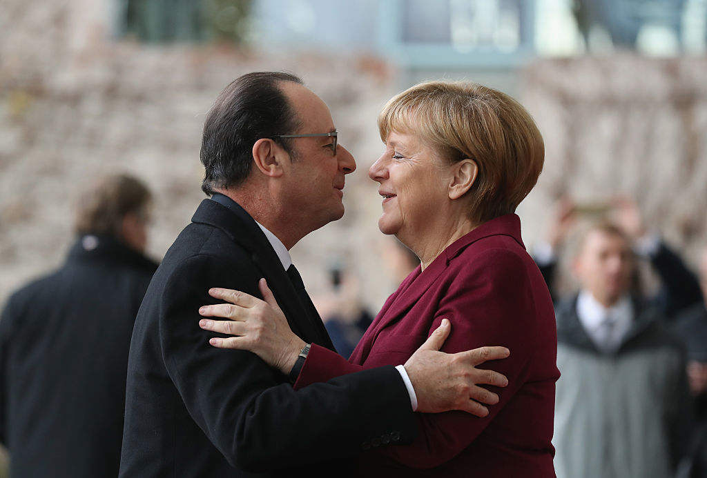 Ukraine-Konflikt: Merkel und Hollande für Verlängerung der EU-Sanktionen gegen Russland