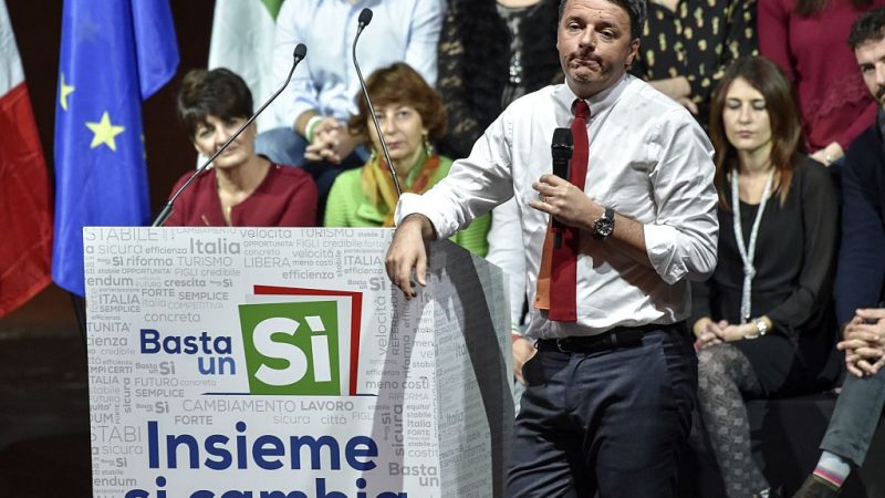Renzi drängt Italiener ein letztes Mal zu „Ja“ bei Verfassungsreferendum