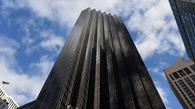 Marine Le Pen im Trump Tower in New York