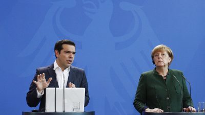 Merkel und Tsipras vereinbaren besseren Datenaustausch über Flüchtlinge