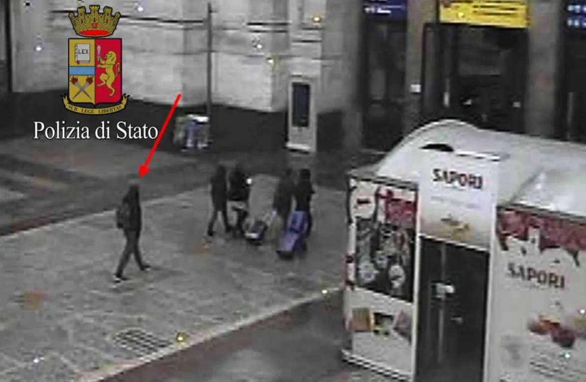 Amri am Bahnhof in Mailand Foto: Polizei Mailand