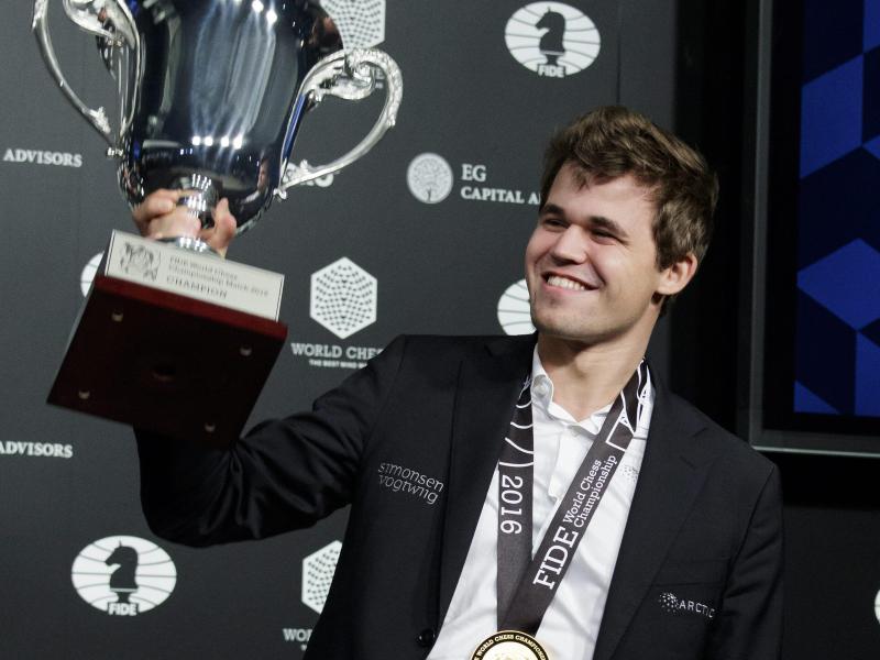 Norweger Carlsen zum dritten Mal Schach-König