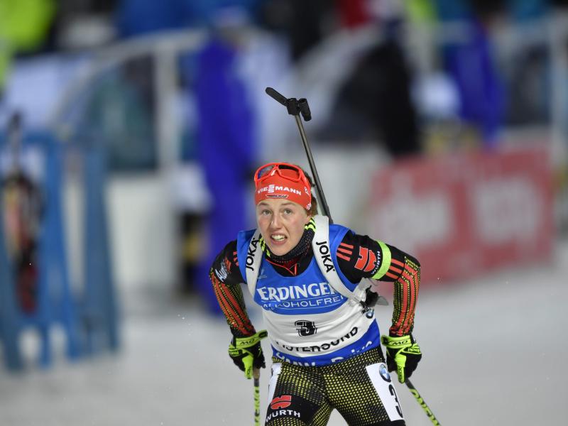 Dahlmeier Vierte im Biathlon-Sprint in Östersund