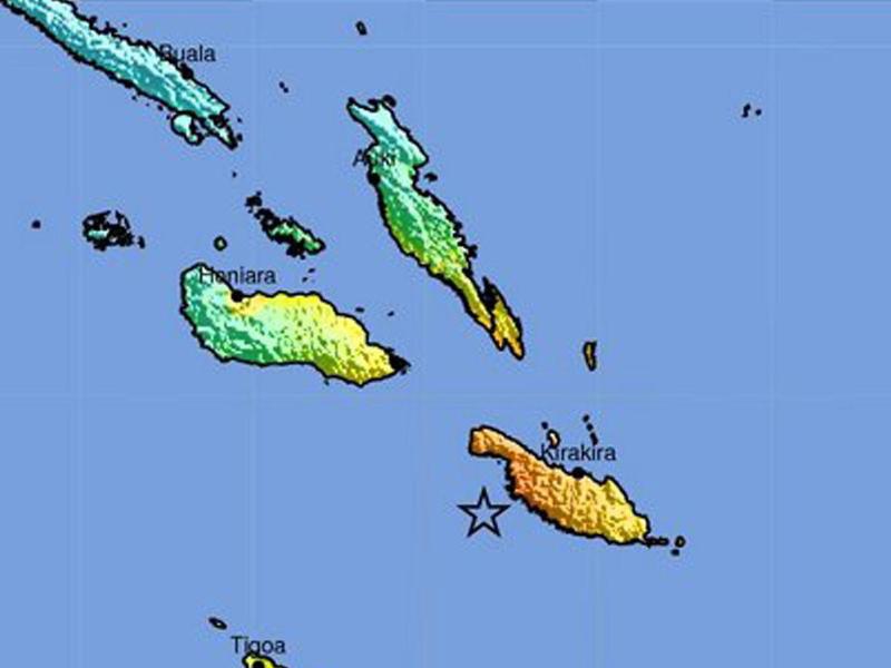 Tsunami-Warnung nach schwerem Erdbeben vor Salomonen-Inseln im Südpazifik