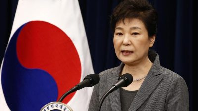 Südkoreas entmachtete Präsidentin Park wegen Korruptionsskandal verhaftet