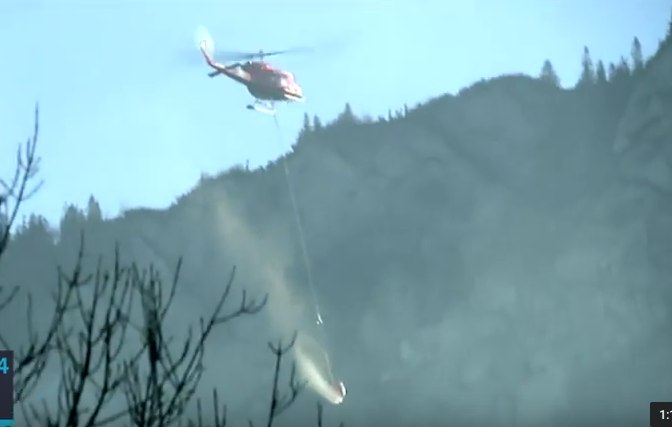 Bergwanderer entzündet Feuer und verursacht Waldbrand