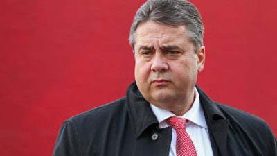 Sigmar Gabriel von Linksradikalen bedrängt: Bei Demo gegen Petry und Le Pen