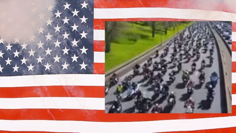 Trump-Vereidigung: „Schulter an Schulter mit unseren Brüdern“ – „Bikers for Trump“ bilden „Wall Of Meat“ gegen linke Chaoten
