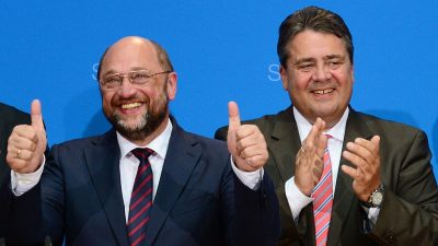 „Ein entschlossener Kämpfer gegen Populismus“: Schulz glaubt, Gabriel wäre besserer Kanzler als Merkel