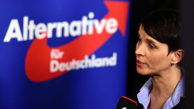 AfD-Chefin Petry in Sachsen zur Spitzenkandidatin für Bundestagswahl gewählt