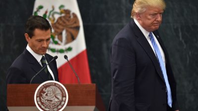 Trump steckt in seiner ersten diplomatischen Krise – Mexikanischer Präsident sagt Treffen ab