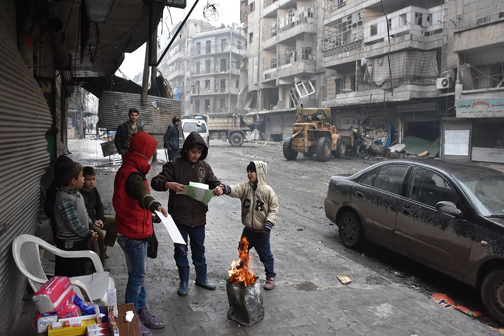 Eine ausgezehrte Stadt hofft auf den Wiederaufbau – Terror aber auch westliche Sanktionen erschweren das Leben der Syrer