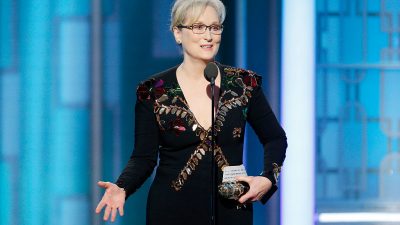 Meryl Streep übt heftige Kritik am designierten US-Präsidenten – Trump kontert: „Sie ist eine Hillary-Hofschranze“