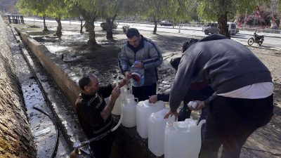 Syrische Behörden arbeiten an Wiederherstellung von Wasserzufuhr für Damaskus