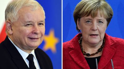 Polen: Kanzlerin Merkel pocht auf Rechtsstaatlichkeit – Kaczynski begrüßt die Idee einer atomaren „Supermacht“ Europa