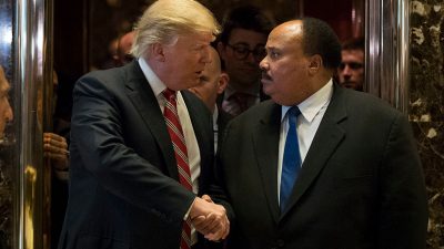 Treffen mit Martin Luther King III: Trump würdigt Bürgerrechtler Martin Luther King