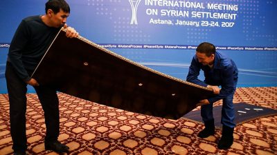 Syrien-Konflikt: Delegation der syrischen Opposition zu Gesprächen in Astana eingetroffen