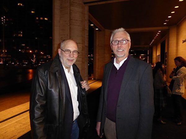 John Ackerman und Lars Peterson bei Shen Yun in New York. Foto: Epoch Times