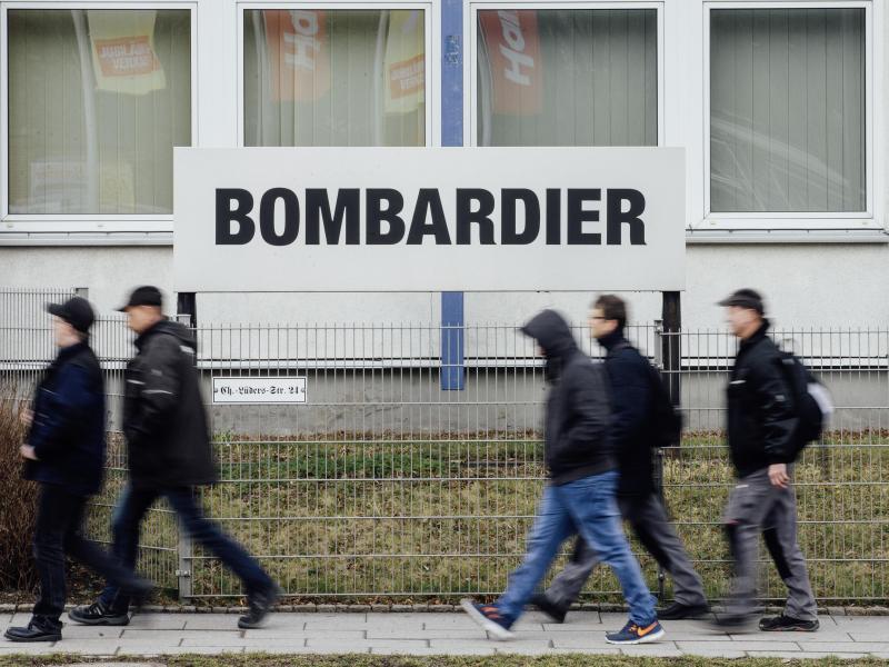 Bombardier will in Deutschland bis zu 2200 weitere Stellen abbauen