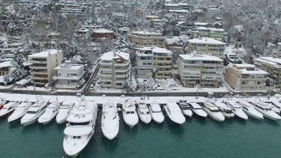 Stürme, Schneemassen und Kältewelle in großen Teilen Europas