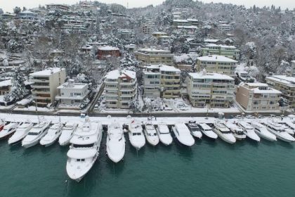 Stürme, Schneemassen und Kältewelle in großen Teilen Europas