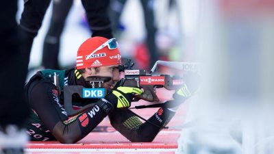 Deutsche Biathlon-Staffel Dritter – Norweger gewinnen