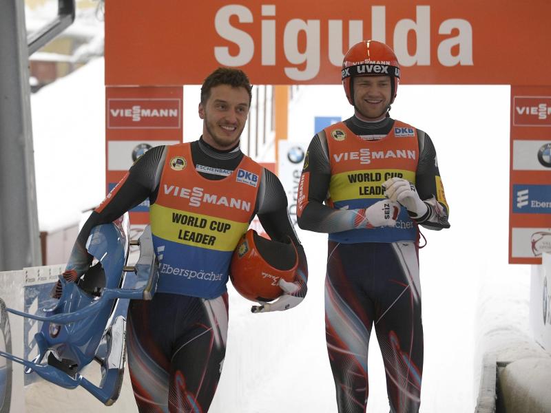 Doppelsitzer Eggert/Benecken gewinnen Weltcup in Sigulda