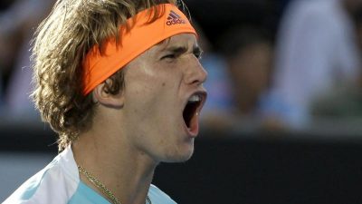 Alexander Zverev erreicht dritte Runde in Melbourne