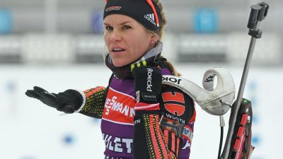 Biathletin Horchler mit Massenstart-Sieg in Antholz