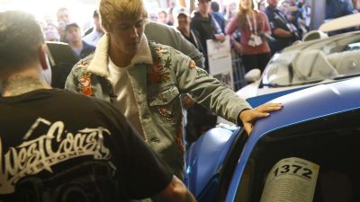 Justin Biebers Ferrari versteigert