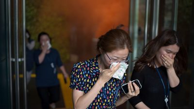 Vier Tote bei Brand in Einkaufszentrum in Südkorea