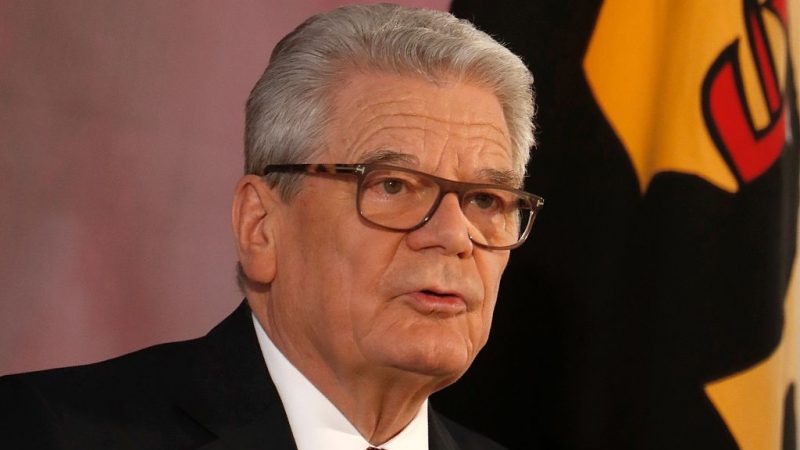 Gauck solidarisiert sich mit Protesten gegen Politik von US-Präsident Trump