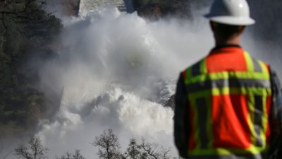 „Big Bags“ zur Stabilisierung am Oroville-Staudamm – Vorläufige Entwarnung