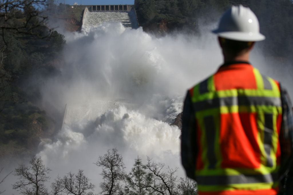 „Big Bags“ zur Stabilisierung am Oroville-Staudamm – Vorläufige Entwarnung