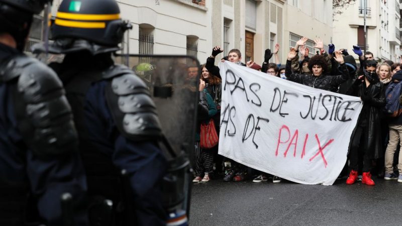 Schülerproteste in Paris: „Ohne Gerechtigkeit kein Frieden“