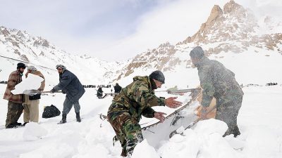 Mehr als 20 Tote durch Lawinen in Afghanistan