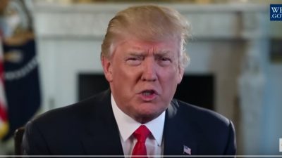 Trumps Wochenansprache würdigt Afroamerikaner – VIDEO