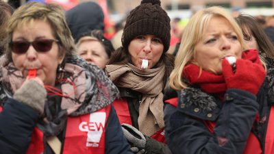 Warnstreiks im öffentlichen Dienst gehen weiter