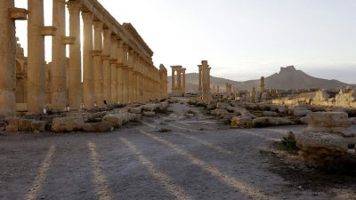 IS zerstört Unesco-Weltkulturerbe in Syrien: Russische Armee veröffentlicht neue Bilder von der Zerstörung Palmyras