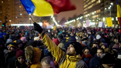 Massenproteste gegen Lockerung der rumänischen Anti-Korruptionsgesetze –  300.000 Menschen gegen Korruption