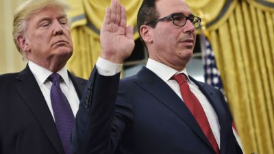 Ein Kind der Wall Street: US-Senat bestätigt Ex-Goldman-Sachs-Manager Mnuchin als neuen Finanzminister