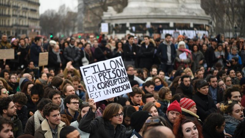 Demonstrationen gegen Korruption in der Politik in mehreren Städten Frankreichs