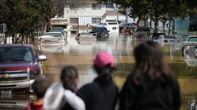 Tausende Menschen in Kalifornien vor Überschwemmungen geflüchtet