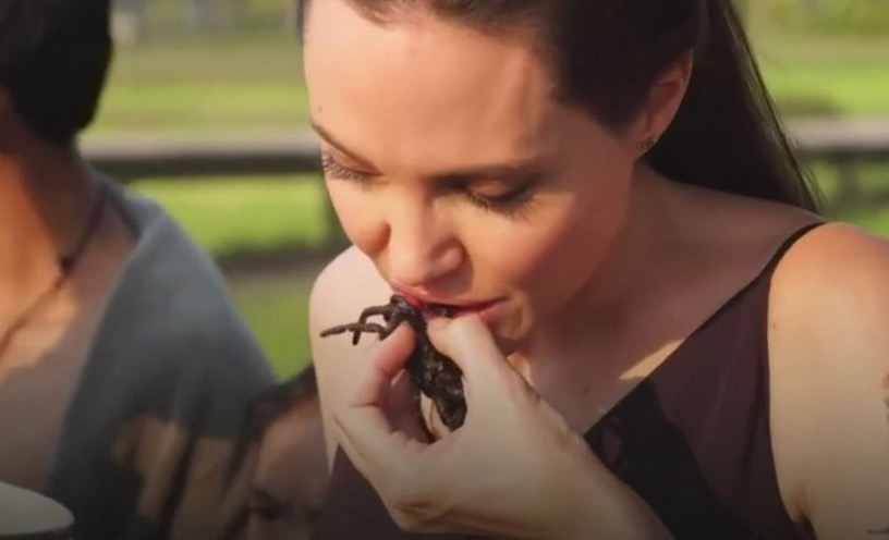 „Teilen wir uns eine Spinne?“: Angelina Jolie isst mit ihren Kindern Spinnen