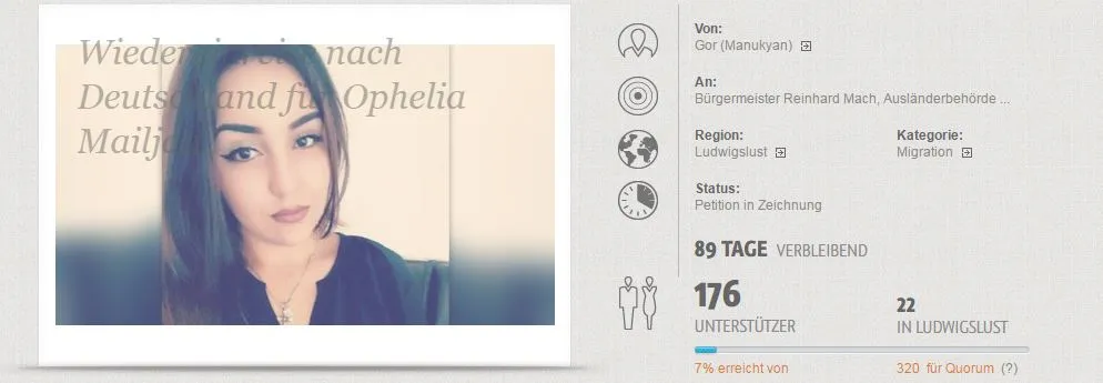 Foto: Screenshot Open Petition
