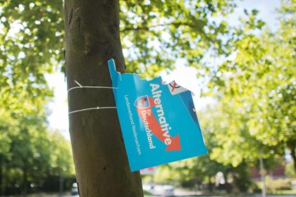Wahlkampf in Leipzig: AfD-Plakate abgerissen, Täter von Bürgern gestellt – „Schwarz gekleidete Vermummte“ auf Plakat-Tour