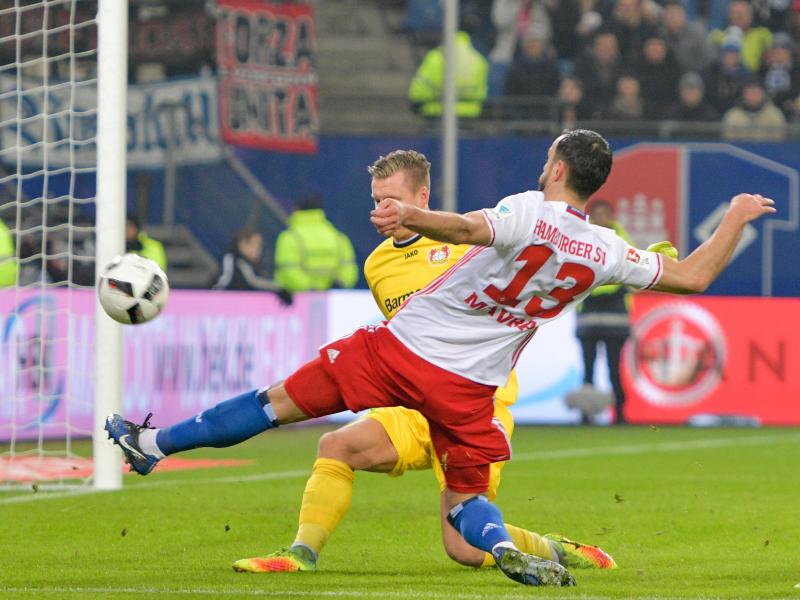 Bayer Leverkusen verliert beim HSV 0:1