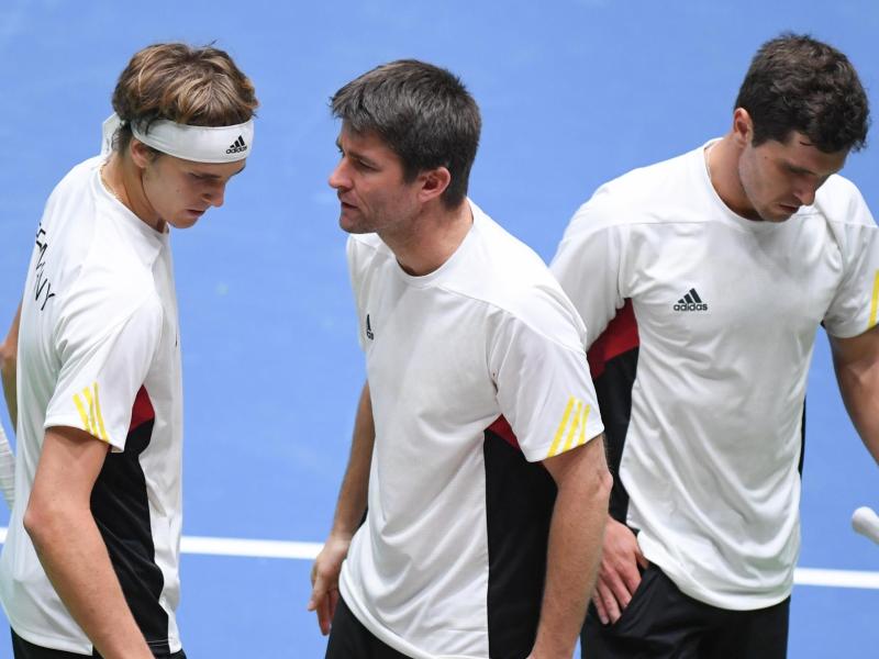 Deutsche Tennis-Herren unter Druck gegen Belgien